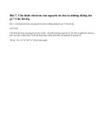 Bài 7 trang 30 sgk hoá học 10