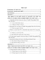 Kế toán nguyên vật liệu tại Công ty Cổ phần Nông nghiệp Thiên Tân Việt Nam