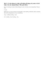 Bài 3 trang 58 sgk hoá học 9