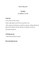 Giáo án tiếng việt 4 tuần 5 bài tập đọc   gà trống và cáo 