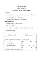 Giáo án tiếng việt 4 tuần 1 bài luyện từ và câu   luyện tập về cấu tạo của tiếng 