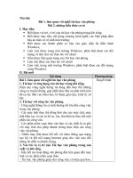 Giáo án tin 11   bài 1  làm quen với nghề tin học văn phòng bài 2  những kiến thức cơ sở 