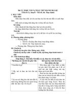 Giáo án tin 11  bài 22 NHậP, tìm và THAY THế NHANH dữ LIệU (tiết 64 lý thuyết   tiết 65, 66 thực hành) 