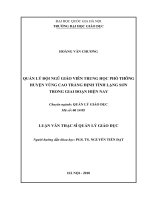 Quản lý đội ngũ giáo viên trung học phổ thông huyện vùng cao tràng định tỉnh lạng sơn trong giai đoạn hiện nay  luận văn ths  giáo dục học 