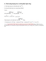 Bài 6 trang 198 sgk Vật lí 12