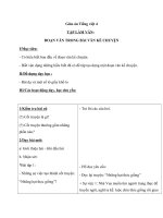 Giáo án tiếng việt 4 tuần 5 bài tập làm văn   đoạn văn trong bài văn kể chuyện 