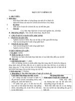 Công nghệ mặt cắt và HÌNH cắt 