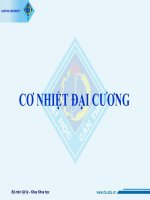 bài giảng cơ nhiệt đại cương
