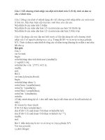 Đề thi tin học lớp 11 (có bài giải) 
