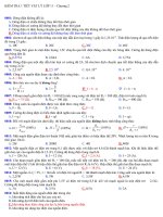 Kiểm tra 1 tiết vật lý lớp 11 chương 2 