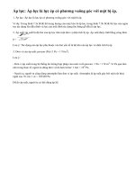 Lý thuyết Áp suất