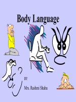 body langguage ngôn ngữ cơ thể trong tiếng anh