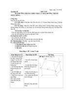 Tài liệu giáo án toán 11   tự chọn 15 bài tập HAI ĐƯỜNG THẲNG CHÉO NHAU 