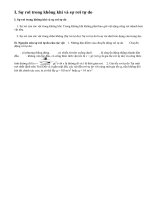 Lý thuyết sự rơi tự do