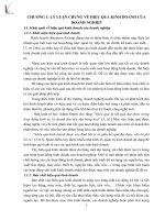 Nâng cao hiệu quả kinh doanh tại công ty TNHH thương mại và giống cây trồng lâm nghiệp ba vì 