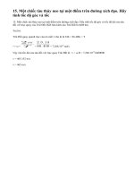 Bài 15 trang 34 sgk Vật lí 10