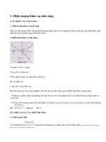 Lý thuyết khúc xạ ánh sáng