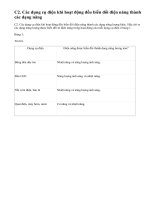 Bài C2 trang 37 sgk Vật lí 9