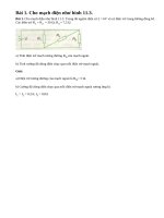 Bài 1 trang 62 - Sách giáo khoa vật lý 11