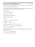 Bài 1 trang 40 sgk Vật lí 9