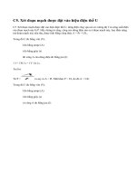 Bài C5 trang 38 sgk Vật lí 9