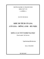 Khu di tích cổ loa (cổ loa   đông anh   hà nội)