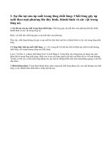 Lý thuyết. Áp suất chất lỏng - Bình thông nhau