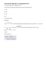 Bài 6 trang 58 sgk - vật lí 10