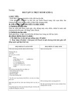 BÀI tập và THỰC HÀNH 1 