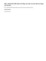 Bài 1 trang 99 sgk Vật lý lớp 10