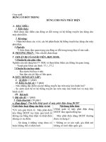 Công nghệ động cơ đốt trong dùng cho máy phát điện 