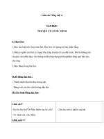 Giáo án tiếng việt 4 tuần 2 bài tập đọc   truyện cổ nước mình 