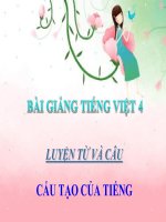 Bài giảng tiếng việt 4 tuần 1 bài tập làm văn   thế nào là kể chuyện 