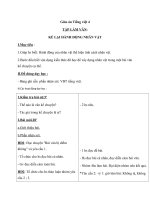 Giáo án tiếng việt 4 tuần 2 bài tập làm văn   kể lại hành động của nhân vật 