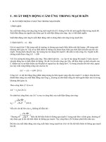 Lý thuyết suất điện động cảm ứng