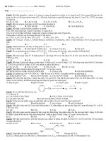 ôn thi đại học môn hóa hữu cơ 