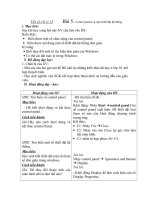 Giáo án tin 11   control panel và việc thiết đặt hệ thống 