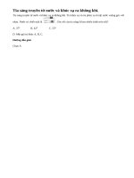 Bài 6 trang 166 sgk Vật lý lớp 11