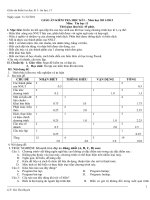 GIÁO án KIỂM TRA học kì i – môn tin học 11  năm học 2011 2012 