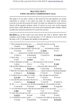 Giáo án toán 11  thi tiếng anh 