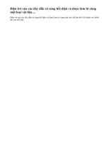 Lý thuyết Sự phụ thuộc của điện trở vào chiều dài dây dẫn