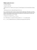 Lý thuyết Phương trình cân bằng nhiệt