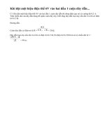 Bài C3 trang 21 sgk vật lí 9