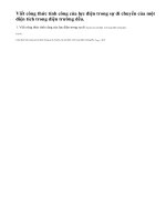 Bài 1 - Trang 25 - SGK Vật lí 11