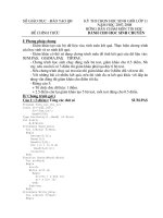 Download đề và đáp án thi học sinh giỏi môn tin học lớp 11 2007 2008 tỉnh quảng bình (khối chuyên) 