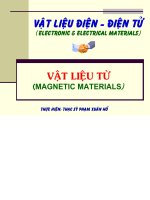 043   vật LIỆU điện   điện tử   vật LIỆU tử  TỔNG QUAN 
