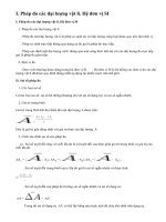 Lý thuyết sai số của phép đo các đại lượng vật lí