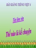 Bài giảng tiếng việt 4 tuần 1 bài luyện từ và câu   luyện tập về cấu tạo của tiếng 