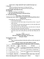 Giáo án tin 11   tiết 49, 50, 51 THựC HàNH ôn tập và KIểM TRA học kỳ 1 