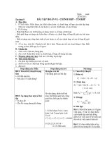 Giáo án toán 11   tự chọn 9 bài tập HOÁN vị   CHỈNH hợp – tổ hợp 